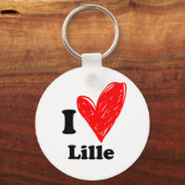 Ik hou van Lille Sleutelhanger (Voorkant)