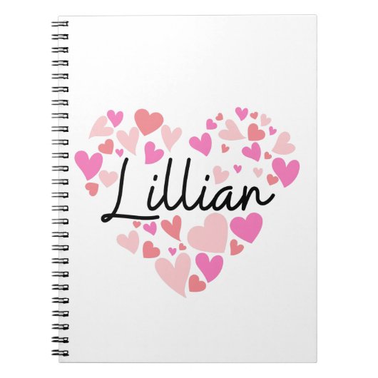 Ik hou van Lillian Notitieboek (Voorkant)