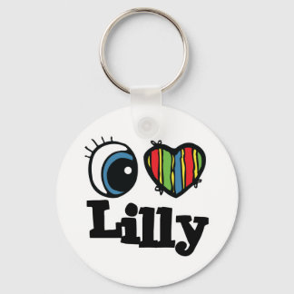Ik hou van Lilly Sleutelhanger