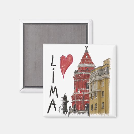 Ik hou van Lima Magneet (Voorkant / Achterkant)