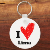 Ik hou van Lima Sleutelhanger (Voorkant)