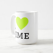 Ik hou van limoen koffiemok (Voorkant links)