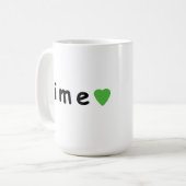 Ik hou van limoen koffiemok (Voorkant links)