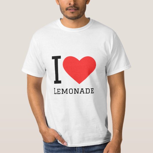 Ik hou van limonade t-shirt (Voorkant)