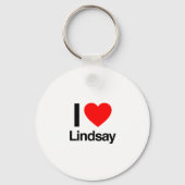 ik hou van lindsay sleutelhanger (Voorkant)