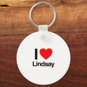 ik hou van lindsay sleutelhanger (Voorkant)