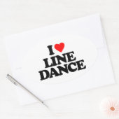IK HOU VAN LINE DANCE OVALE STICKER (Envelop)