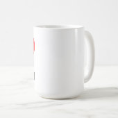 Ik hou van linksisme koffiemok (Voorkant rechts)