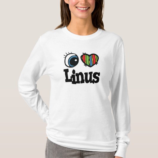 Ik hou van Linus T-shirt (Voorkant)