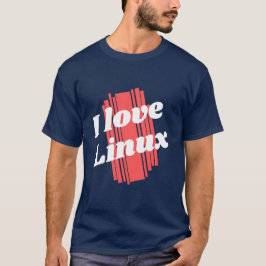 Ik hou van Linux T-shirt