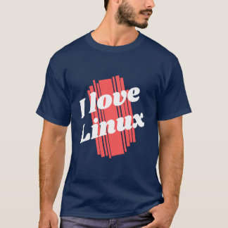 Ik hou van Linux T-shirt