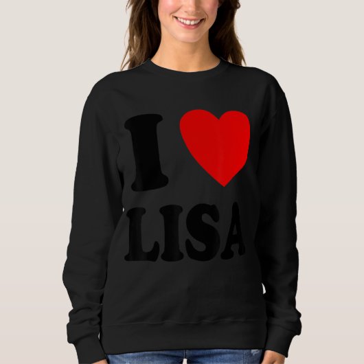 Ik hou van Lisa Trui (Voorkant)