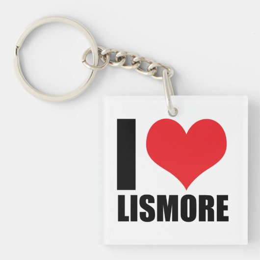 Ik hou van Lismore Sleutelhanger (voorkant)