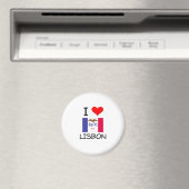 Ik hou van LISSABON Iowa Magneet (Insitu (Vaatwasser))