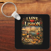 Ik hou van Lissabon Sleutelhanger (Voorkant)