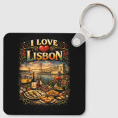 Ik hou van Lissabon Sleutelhanger (Achterkant)