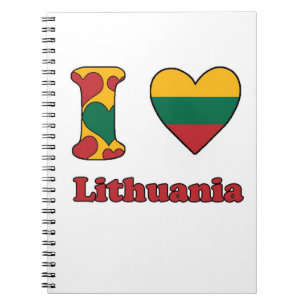 Ik hou van Litouwen Notitieboek