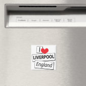 Ik hou van Liverpool Engeland Magneet (Insitu (Vaatwasser))