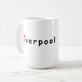 Ik hou van Liverpool Koffiemok (Voorkant links)
