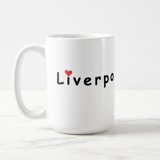 Ik hou van Liverpool Koffiemok (Links)