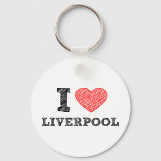 Ik hou van Liverpool Sleutelhanger