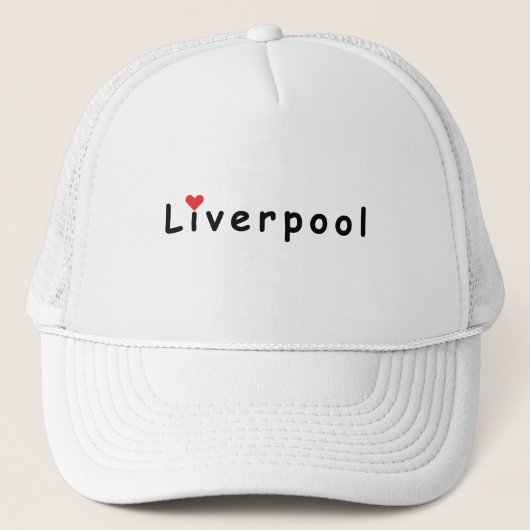 Ik hou van Liverpool Trucker Pet (Voorkant)