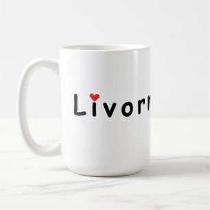Ik hou van Livorno Italië Koffiemok