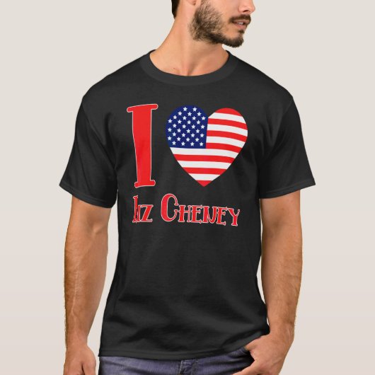 Ik hou van Liz Cheney T-shirt (Voorkant)
