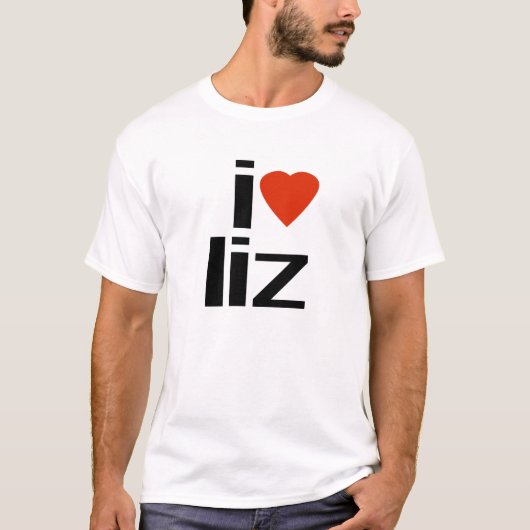 ik hou van liz t-shirt (Voorkant)