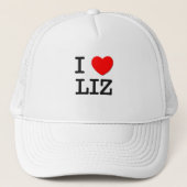 Ik hou van Liz Trucker Pet (Voorkant)