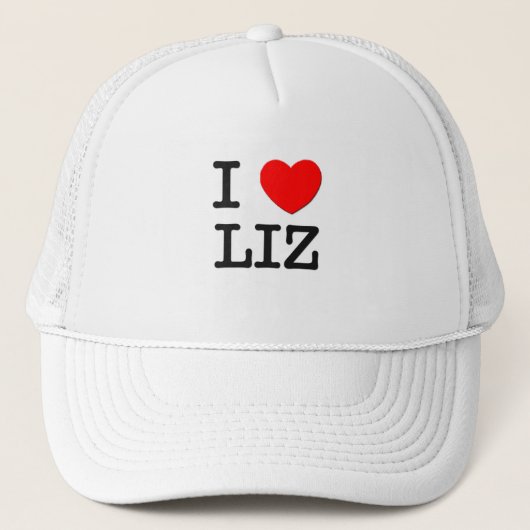 Ik hou van Liz Trucker Pet (Voorkant)