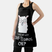 Ik hou van Llama Oke Llama Alpaca Lover Schort (Insitu)