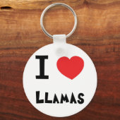 Ik hou van Llamas Sleutelhanger (Voorkant)