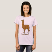 Ik hou van Llamas. T-shirt (Voorkant volledig)