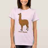 Ik hou van Llamas. T-shirt (Voorkant)
