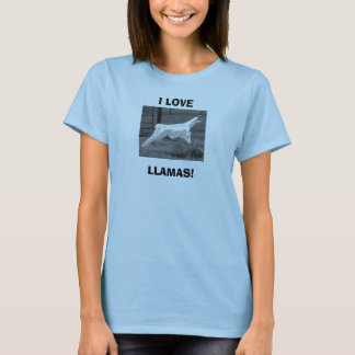 IK HOU VAN LLAMAS! T-SHIRT