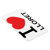 Ik hou van Lloret - flexibele magneet (Rechterzijde)