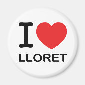 Ik hou van Lloret - Magnet (Voorkant)