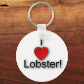 Ik hou van Lobster. Sleutelhanger (Voorkant)