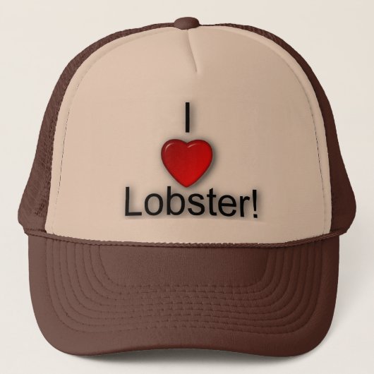 Ik hou van Lobster. Trucker Pet (Voorkant)
