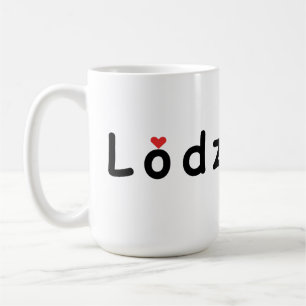Ik hou van Lodz Koffiemok