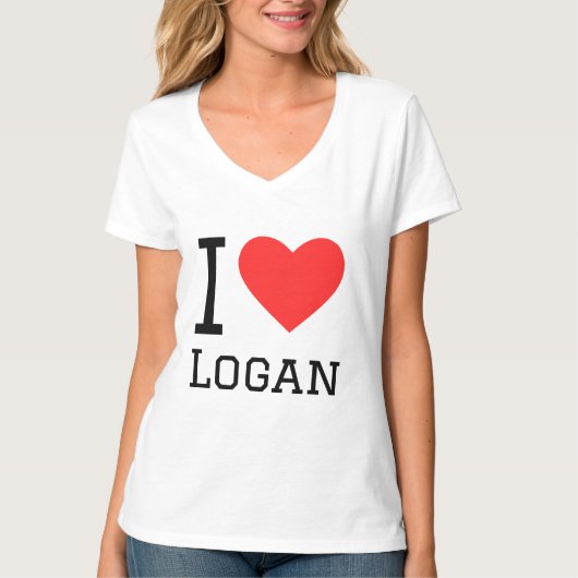 Ik hou van Logan T-shirt (Voorkant)
