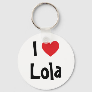 Ik hou van Lola-sleutelhanger Sleutelhanger