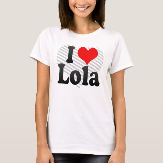 Ik hou van Lola T-shirt (Voorkant)