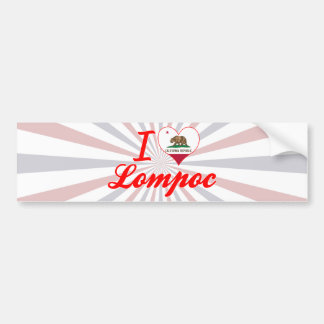 Ik hou van Lompoc, Californië Bumpersticker