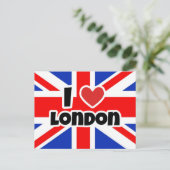 Ik hou van londen briefkaart (Staand voorkant)