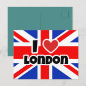 Ik hou van londen briefkaart (Voorkant / Achterkant)