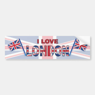 Ik hou van Londen Bumpersticker