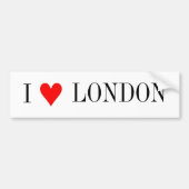 Ik hou van Londen Bumpersticker (Voorkant)