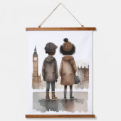 Ik hou van Londen Hangend Wandkleed (Voorkant)